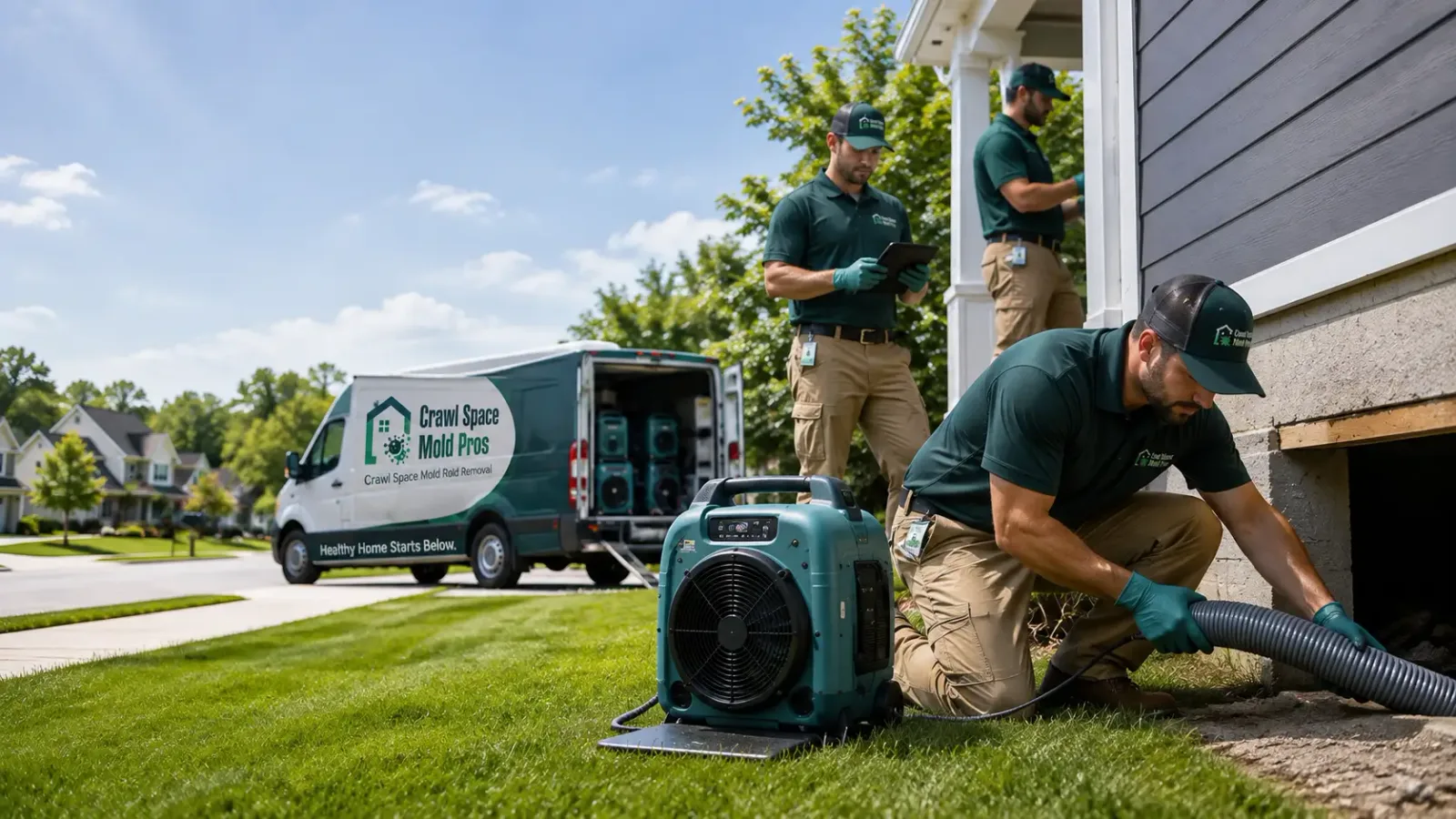 Crawl Space Mold Removal in Fertile, MN